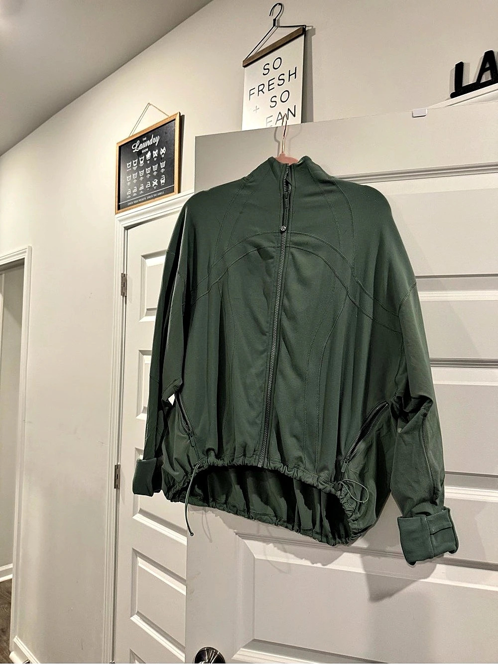 Lululemon define relaxed fit Full-Zip Jacket Green Size 10